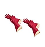Casabella Waterstop Premium Rubber Gloves, Large Set of 2 by Casabella