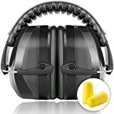 Casque Anti bruit, Fnova Manchons d'oreille avec NRR:34dB pour Enfant Adulte Protection Auditive , Ear Protection pour Dormir, Chasse, Sport, ...