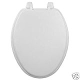 Cavalier Thermoplastic White Toilet Seat by Cavalier