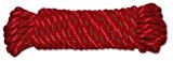 Chapuis CNOELR Corde de noël polypropylène 150 kg D 6 mm L 10 m Rouge
