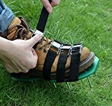 Chaussures d'aérodrome de gazon de GKANGU Sandales à pois de jardin 【Augmentation de 4 sangles】