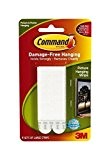 Command Large Picture-Hanging Strips, White, 12-Strip by Command