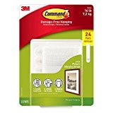 Command Picture & Frame Hanging Strips, Large (24 Pair) by Command