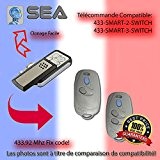 Compatible avec SEA 433-SMART-2 SWITCH, 433-SMART-3-SWITCH Telecommande de remplacement, Clone