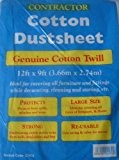 Contractor 12 x 9ft Type-B Cotton Dust Sheet