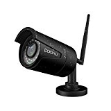COOAU Caméra de Surveillance Extérieur Sans-fil 720P Full HD Vidéo / IP66 Étanche avec Vision Nocturn IR LED / Alarme ...