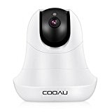 COOAU Caméra IP 720p HD Caméra de Surveillance Intérieur WiFi Sans Fil Caméra Sécurité 1280x720 Installation Rapide et Facile avec ...