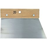 Couteau à colle Outibat - Denture pointue normale - 250 g/m² - Dimensions 200 mm