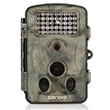 Crenova Caméra de Chasse 12 MP 1080P HD Grand Angle 120° 20m Vision Nocturne Infrarouge Waterproof 2.4" Affichage LCD avec ...