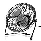 CSL - desk-fan / Fan to connect i.e. with the PC | metal frame / fanblades | PC / Notebook ...