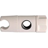 Curseur pour barre de douche blanc à molette - 19 mm - Cazabox