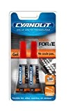 Cyanolit 33504061 Blister de colle extra forte gel 2 x 3 g