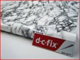 D C Fix autocollant marbre blanc/gris foncé 90 cm x 2 m rouleau dos adhésif en vinyle 200–5277