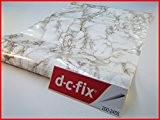 D C Fix autocollant marbre blanc/marron 45 cm x 1 m rouleau dos adhésif vinyle 2455