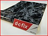 D C Fix autocollant marbre noir 45 cm x 1 m rouleau dos adhésif vinyle 2455