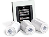 Danfoss Link Kit de démarrage contient 1 régulateur central et 3 thermostats Connect, Couleur blanc, Lot de 4, blanc, 014G0500