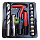 Daptez® 15pièces réparation de type Helicoil 14x 1,5x 12,4mm m garage outils