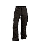 DASSY Toile Pantalon à pinces PUISSANT - 295 g/m² - EN ISO 15797 - plusieurs couleurs - Homme, noir/gris, 64