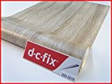 DC Fix en bois Chêne Sonoma Clair 1 m x 45, 45 cm x 45 cm Film plastique autocollant en vinyle Papier Contact ...