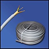 De Câble d'installation NYM-J 3 x 1,5 mm² – Installation en plastique Câble – 100 m – PVC – Gris 100 m
