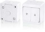 depot8 volet roulant IP54 – All-In-One – Cadre + Insert + Couverture (série G1 Blanc pur)