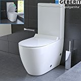 Design avec WC Support Geberit 240.622.00.1 Garniture Set de Toilette Réservoir WC en céramique