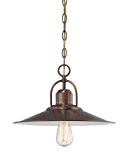 Designers Fountain 85432-OSB Newbury Station Down Pendant, Old Satin Brass by Designers Fountain
