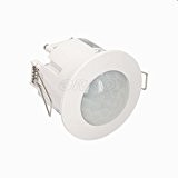 Détecteur de mouvement infrarouge 360 ° 10–1200 W Spot encastrable LED encastré Blanc 207