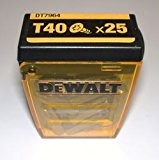DeWalt Tic Tac avec boîte de 25 x T40 25 mm, dt7964 de QZ