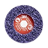 Disque abrasif non tissé 3M Scotch-Brite Clean and Strip XT-DB, 115 x 22 mm, Grain Extra gros, Violet 1 disque ...