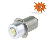 Do. LED P13.5S LED Cree Lampe de poche Lampe Blanc ampoule 0,85 W 4–8 V pour dynamo, courant alternatif et de courant ...