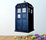 DOCTOR WHO TARDIS FULL COLOUR WALL STICKER - GIRLS BOYS BEDROOM C187 Size: Large by 1Stop Graphics Shop