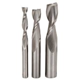 Drill Master 3 Piece Spiral Mortising Router Bit Set by Drill Master