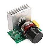Drok® AC 220 V 3800W haute puissance de tension SCR Commande réglable luminosité vitesse du thermostat Stabilisateur de tension pour ...