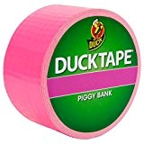 Duck Tape Ruban Adhésif de Masquage Couleurs Piggy Bank (Tirelire Rose) 48 mm x 9.1m