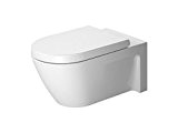 Duravit Starck 2 Wand-WC (ohne Deckel) (ohne Deckel) weiß 375 x 620 mm lange Ausführung!! 2533090000