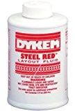 Dykem Acier Rouge Configuration Fluide (80496, 236,6 ml brosse-à-Cup, 240 ml)