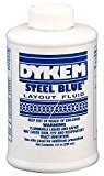 Dykem Steel Blue Fluide Mise en page (80400, 8oz Brush en Cup, 240ml).