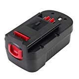 Eagglew Remplacement Batterie pour Black&Decker 18V 2Ah Ni-CD Cordless Tools A1718 HPB18