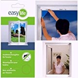 Easy Life Moustiquaire pour fenêtre à dimensions ajustables 300 x 150 cm anthracite
