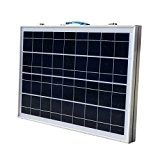 Eco-Worthy Kit complet de panneaux solaires polycristallins Module pliable pour camping, caravane, bateau 12 V 40w