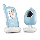 Ecoute-Bébé Babyphone Vosmep Baby Monitor + Longues heures de Travail + Température Surveillance + Nocturne Vision + 2.4" LCD Couleur ...