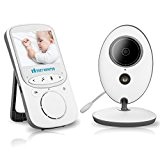 Ecoute-Bébé Babyphone Vosmep Baby Monitor + Surveillance + Entièrement Rechargeable + Nocturne Vision + 2.4" LCD Couleur Ecran Vidéo + ...
