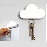Efbock Autocollant Backside Home Décoration Style Magnet Porte-clé magnétique en forme comme un nuage 2pcs