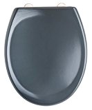 EISL ED69310DG Dark Grey Abattant WC en Duroplast avec frein de chute/déclipsable