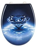 EISL ED69DIAMOND Diamond Abattant WC en Duroplast avec frein de chute/déclipsable