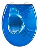 EISL ED69SHARK Shark Abattant WC en Duroplast avec frein de chute/déclipsable