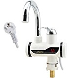 Electric Instantaneous Water Heater Tap Hot Water Faucet Tankless Kitchen Sink Taps- Under Small Bend