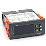 Elitech STC-1000 110 V Contrôleur de température multi-usages + capteur 2 relais Thermostat 220 V de sortie