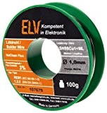ELV No Clean d'étain à souder sans plomb SN99CU1 + ml, 1 mm, 100 g